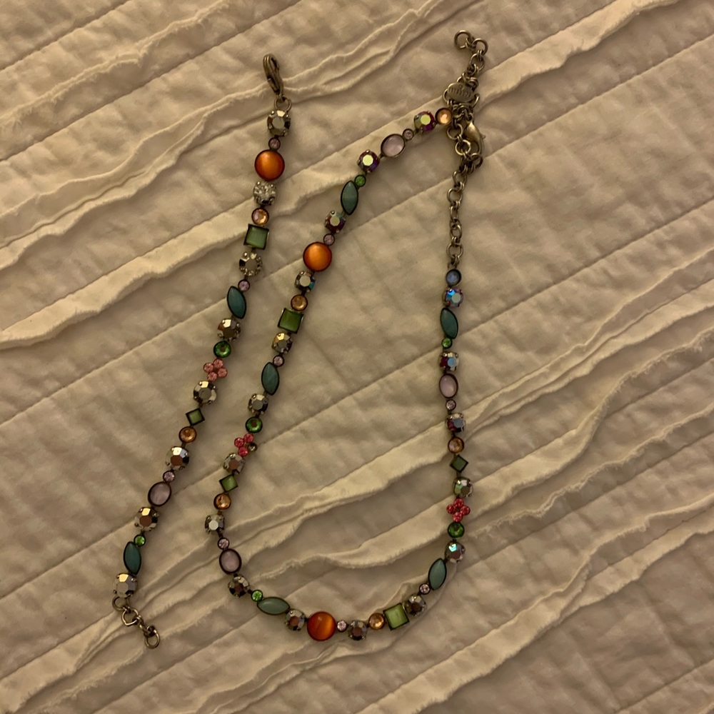 Sorrelli necklace and bracelet set